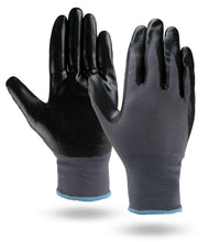 Load image into Gallery viewer, BLACK & GRAY PALM DIPPED GLOVES