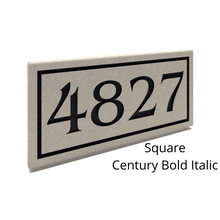 Load image into Gallery viewer, ADDRESSSTONES.COM Thin Stone Limestone Address Stone