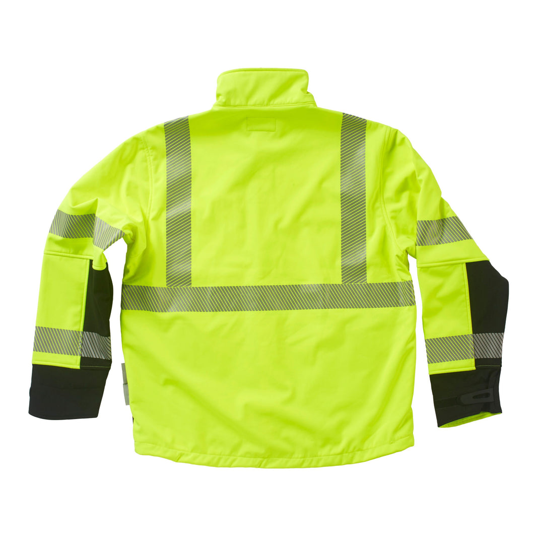 Xtreme Visibility Xtreme-Flex Soft Shell No Hood Jacket - Yellow