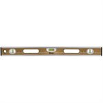 Bon Tool Bamboo Wood Level Aluminum Bound