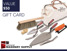 Load image into Gallery viewer, General Masonry Supply Gift Card
