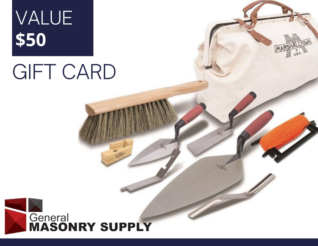 General Masonry Supply Gift Card