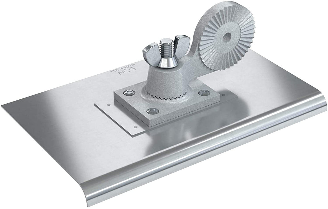 WALK EDGER W/BASE - SS 10”x6” - 1/2” R