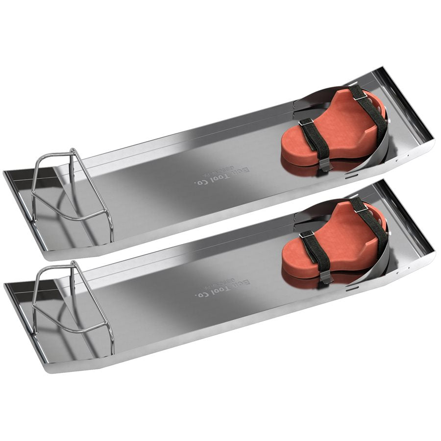 Bon Tool Knee Boards Stainless Steel Curved End with Knee Pads