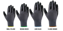 Load image into Gallery viewer, BLACK &amp; GRAY PALM DIPPED GLOVES
