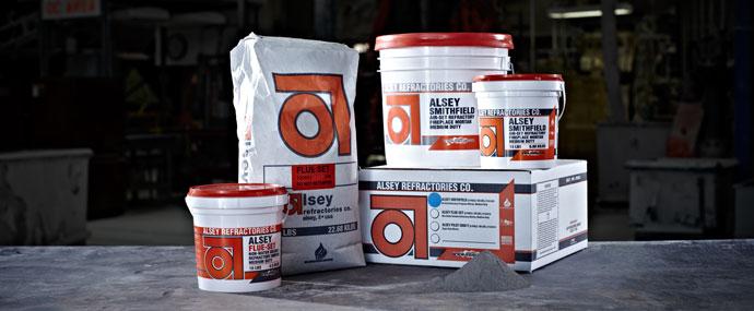 ALSEY FLUE-SET NON-WATER SOLUBLE REFRACTORY MORTAR