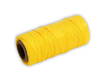 Load image into Gallery viewer, Marshalltown Braided Nylon Mason&#39;s Line 125&#39; Yellow, Size 18 4&quot; Core
