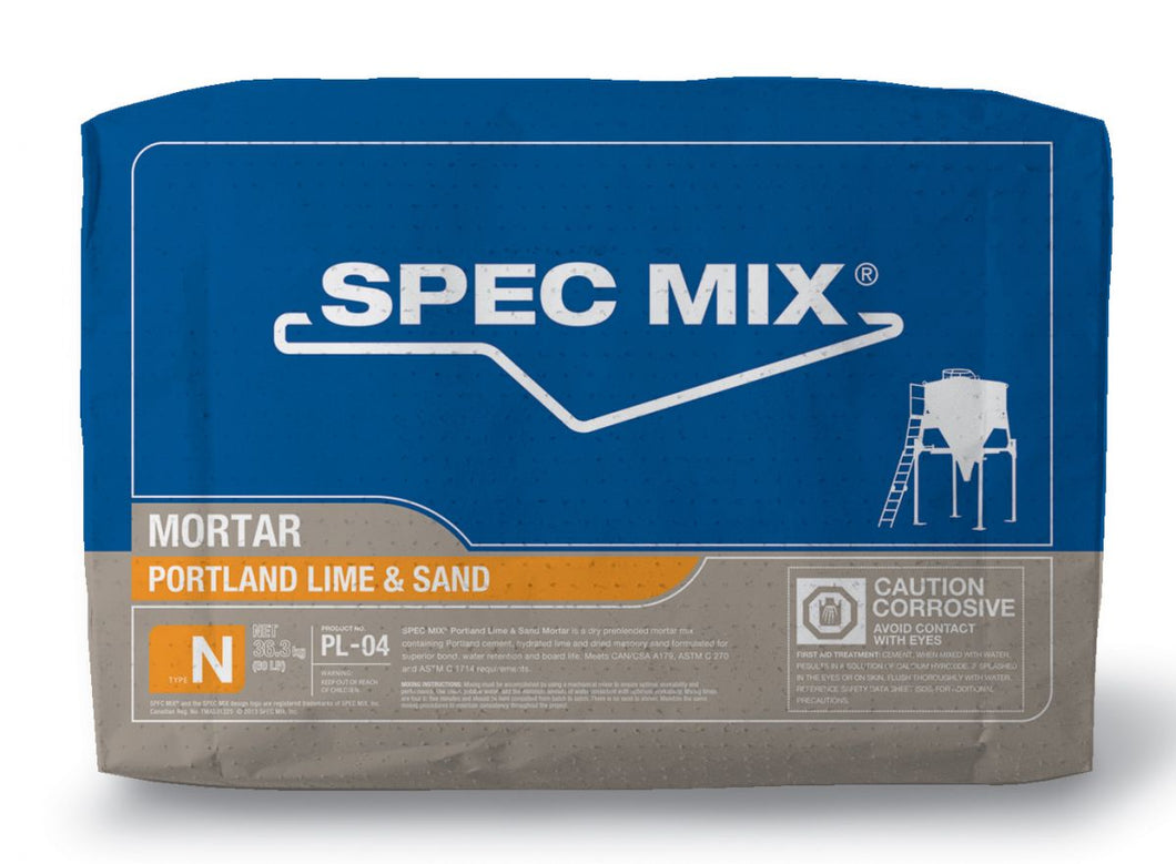 Spec Mix Mortar Type N 80 lbs Bag