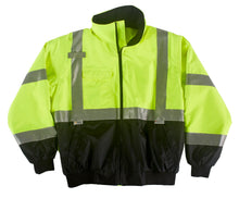 Load image into Gallery viewer, Xtreme Visibility XTREME BETTER BOMBER JACKET - YELLOW &amp; BLACK
