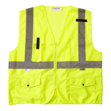 Load image into Gallery viewer, Xtreme Visibility Surveyor Style Class 2 Zip Vest
