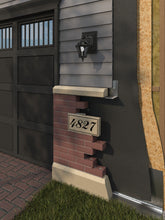 Load image into Gallery viewer, ADDRESSSTONES.COM Full Depth Masonry Recessed Limestone Address Stones
