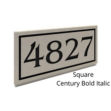 Load image into Gallery viewer, ADDRESSSTONES.COM Thin Stone Limestone Address Stone
