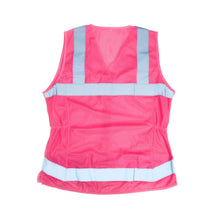 Load image into Gallery viewer, Xtreme Visibility XTREME VALUE WOMEN’S FITTED CLASS 2 ZIP VEST (YELLOW AND PINK)
